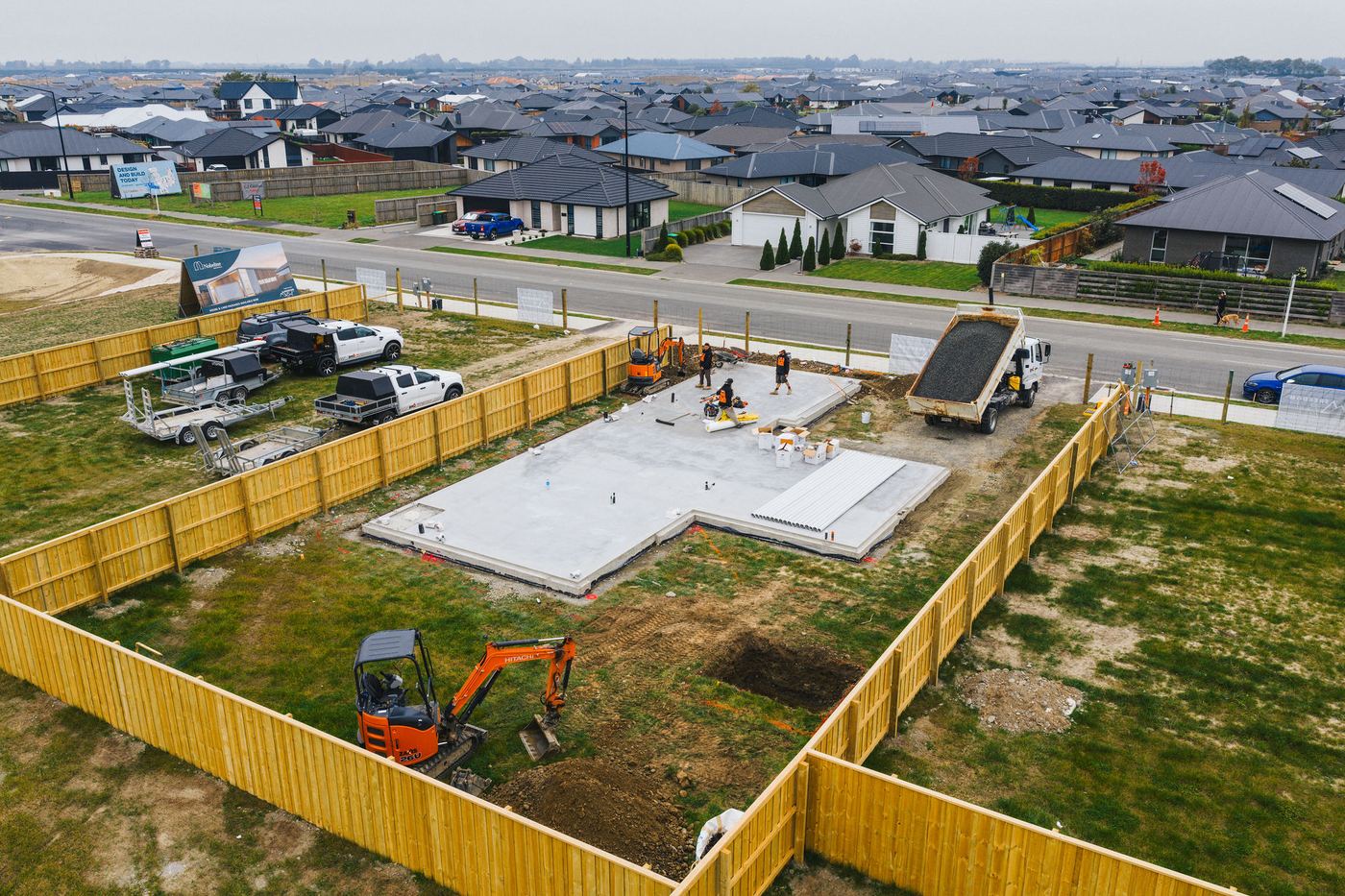 BM Contracting site aerial